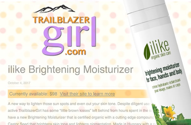 Trailblazergirl.com Features How to Brighten with ilike