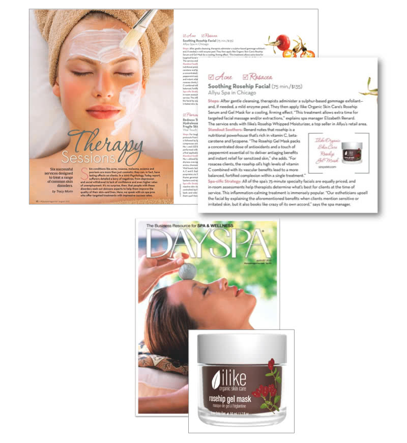 Soothing Rosehip Facial with DaySpa article