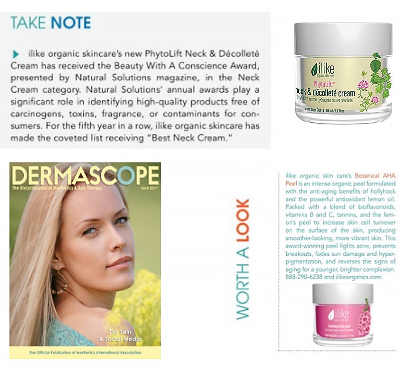 Botanical AHA Peel in Dermascope, May 2017